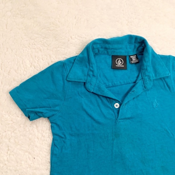 Volcom | Polo Short Sleeve Shirt Boys Size 4 Collared - Picture 8 of 9